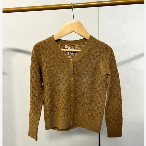 Bonpoint | Shirts & Tops | Bonpoint Crochet Cardigan Girls Size 2  